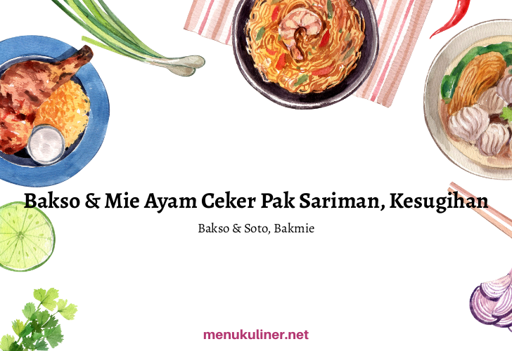 Rahasia Rasa Bakso Ceker Pak Sariman yang Bikin Nagih di Adipala